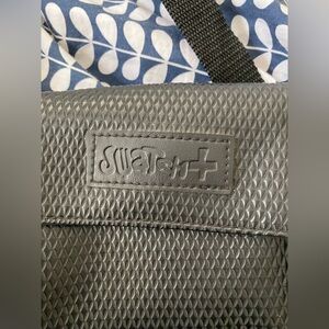 Rare Vintage 80s Swatch Black Textured Crossbody Bag Streetwear Minimalist